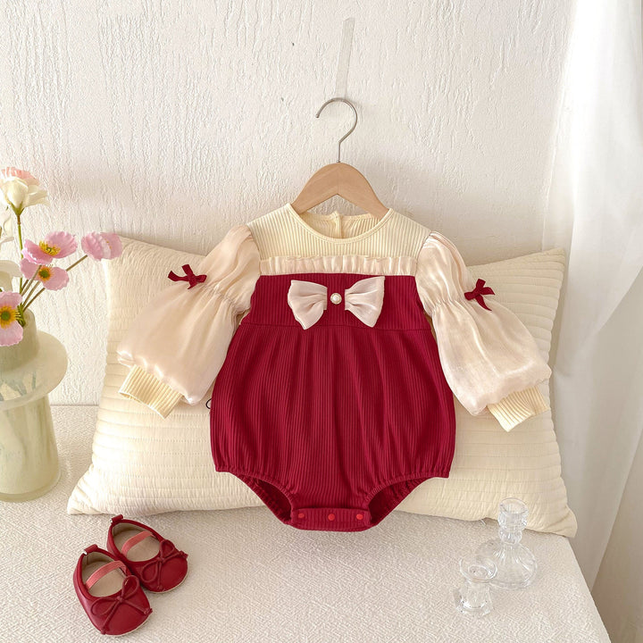 Why Your Baby Needs the Baby Jumpsuit Bow Puff Sleeve Bottom-Covering Rompers