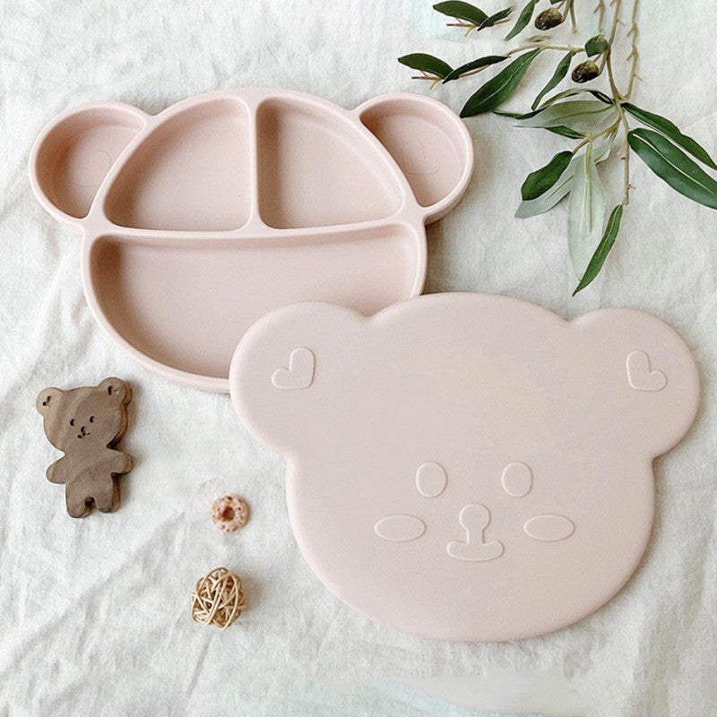 Baby Silicone Suction Feeding Bowl Set