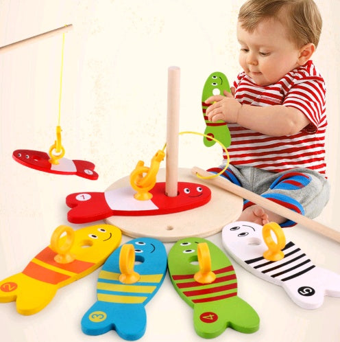 Wooden Fishing Toy For Children’s Early Learning Play