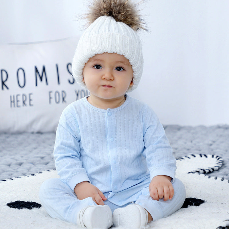 Baby Cotton Onesie Spring Autumn Pajama Set