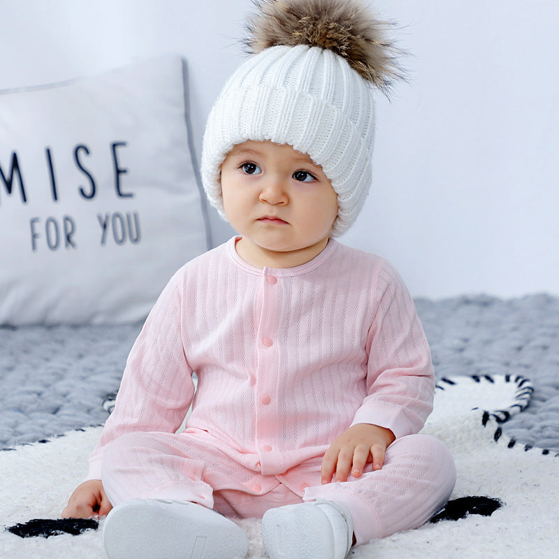 Baby Cotton Onesie Spring Autumn Pajama Set