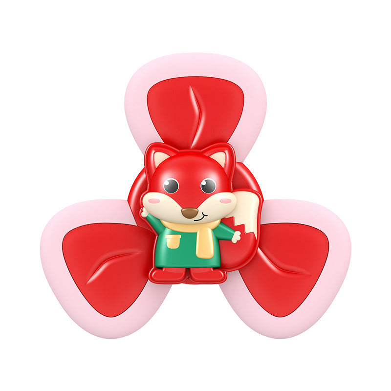 Spinning Suction Cup Baby Bath Toy and Teether
