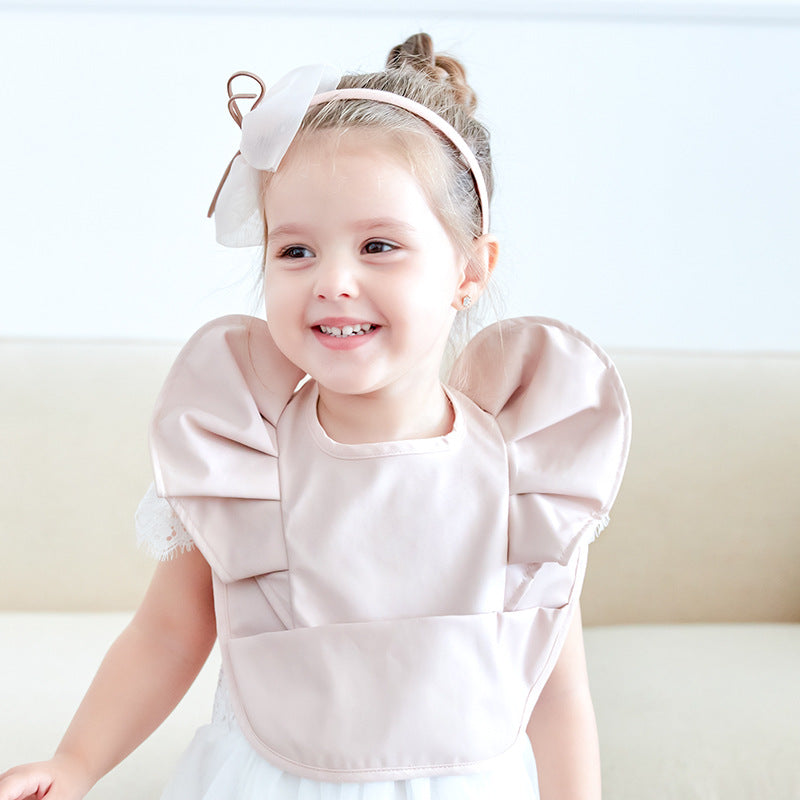 Baby Waterproof Rice Pocket Feeding Bib