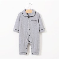 Baby Solid Color Onesie Pajama Outfit