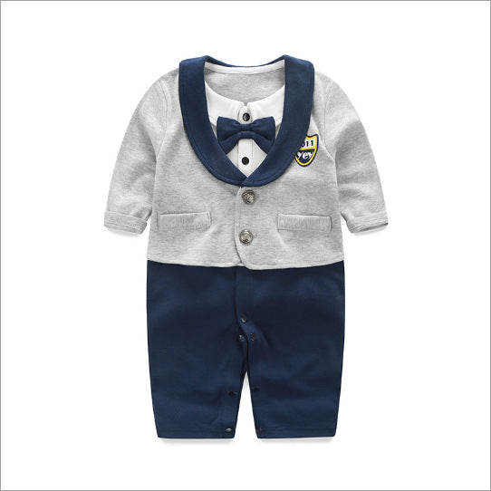 Baby Long Sleeve Spring Autumn Gentleman Jumpsuit