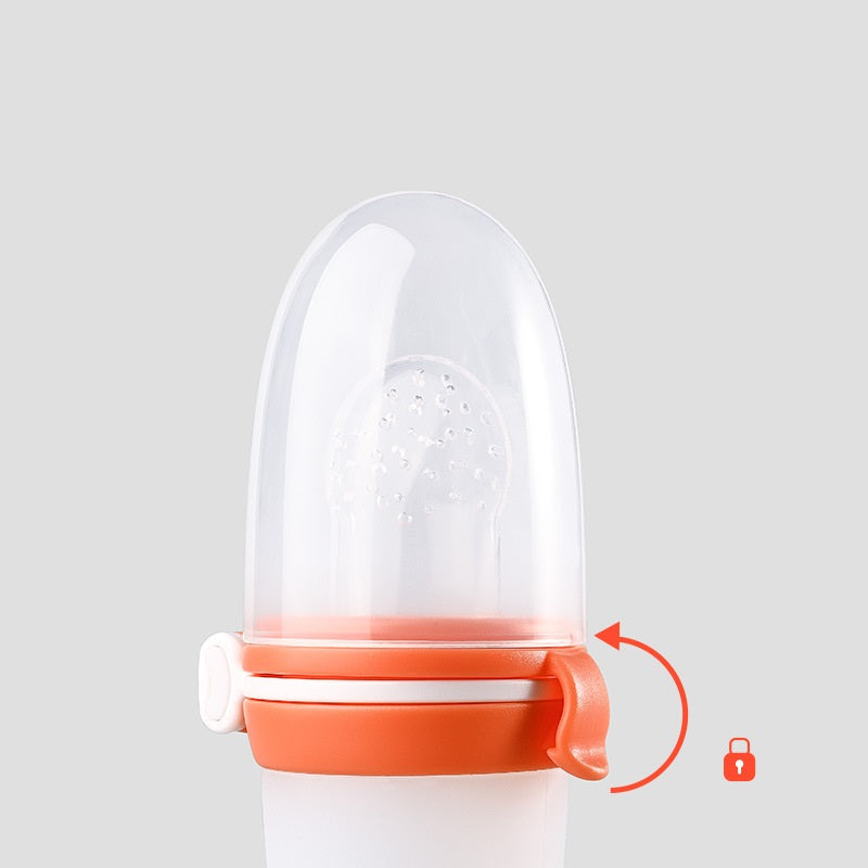 Squeeze Feeding Silicone Baby Solid Food Tools Bowl Milk Bottle