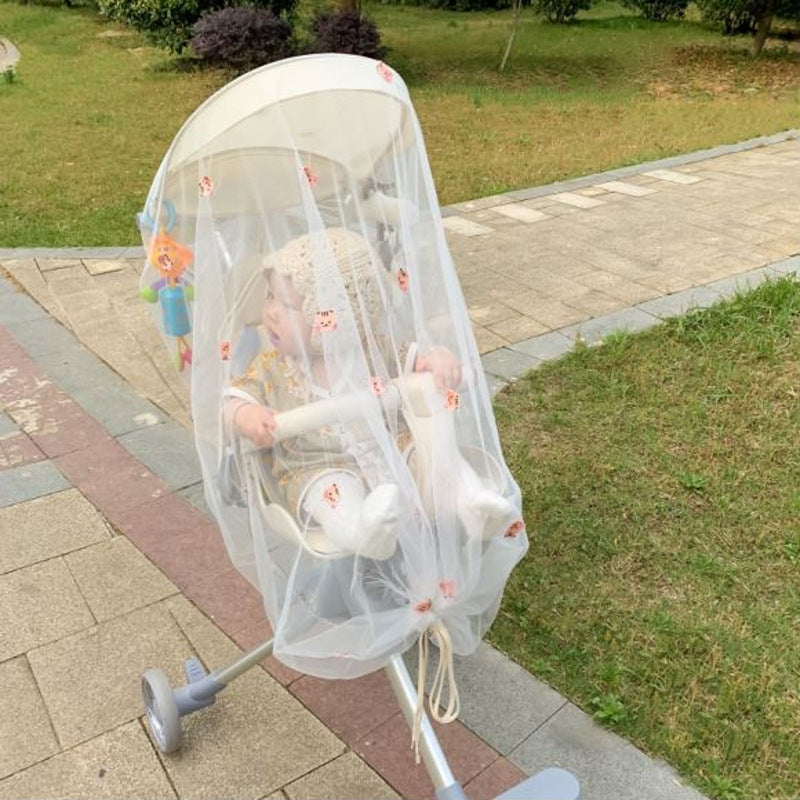Full-Cover Baby Stroller Summer Mosquito Net