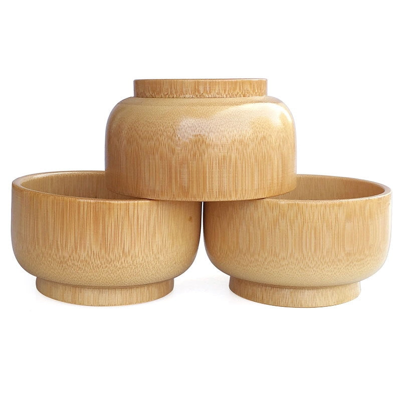 Round Baby Bamboo Bowl Household Tableware