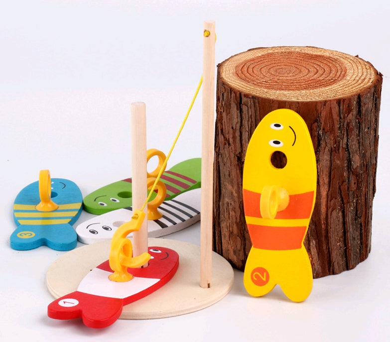 Wooden Fishing Toy For Children’s Early Learning Play