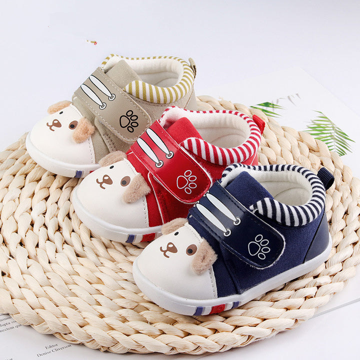 Baby Cartoon Non-Slip Toe Cap Shoes