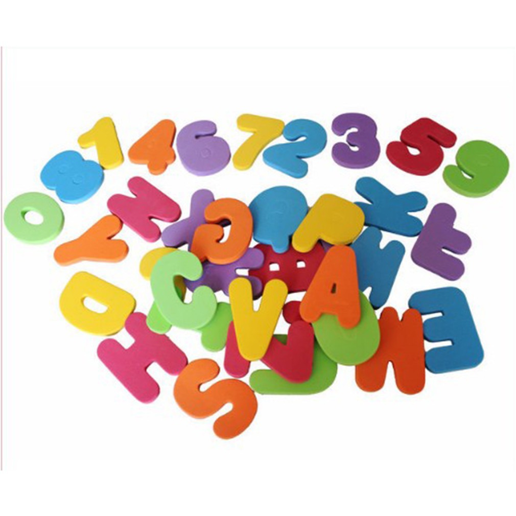 Baby Toy With Colorful Letters and Numbers
