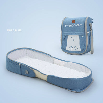 Portable Anti-Pressure Baby Crib Bed