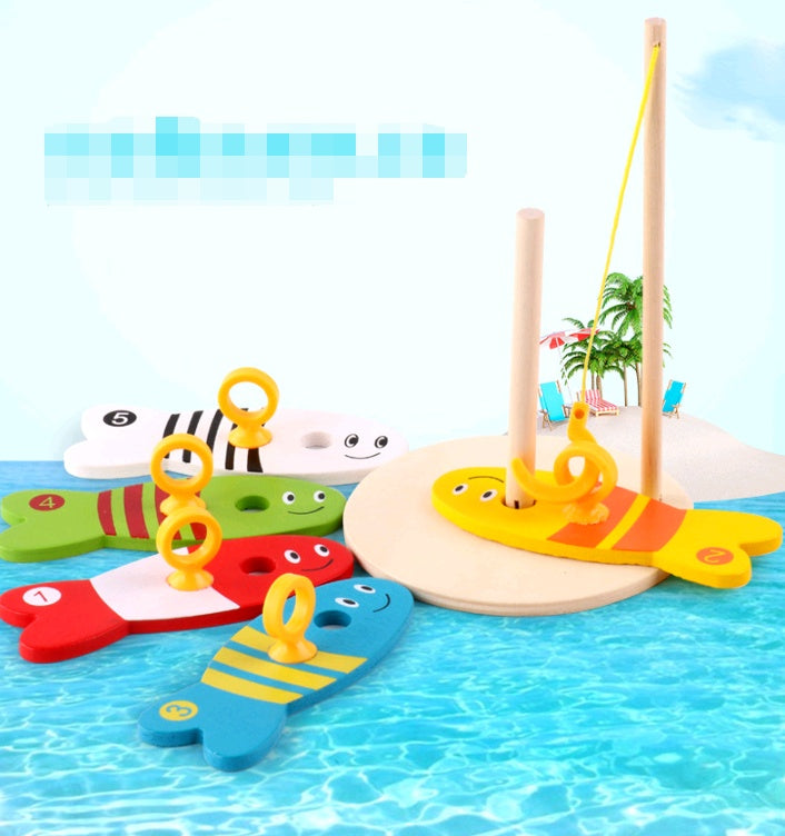 Wooden Fishing Toy For Children’s Early Learning Play