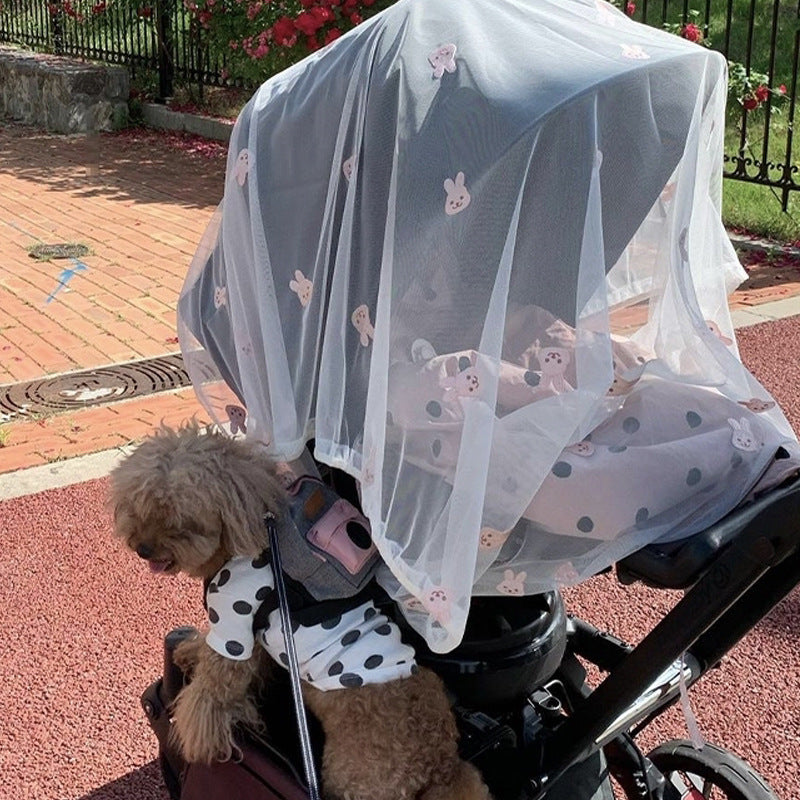 Full-Cover Baby Stroller Summer Mosquito Net