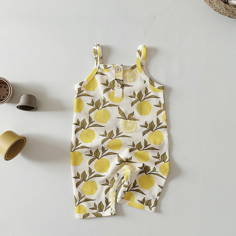 Baby Waffle Jumpsuit Going-Out Outfit