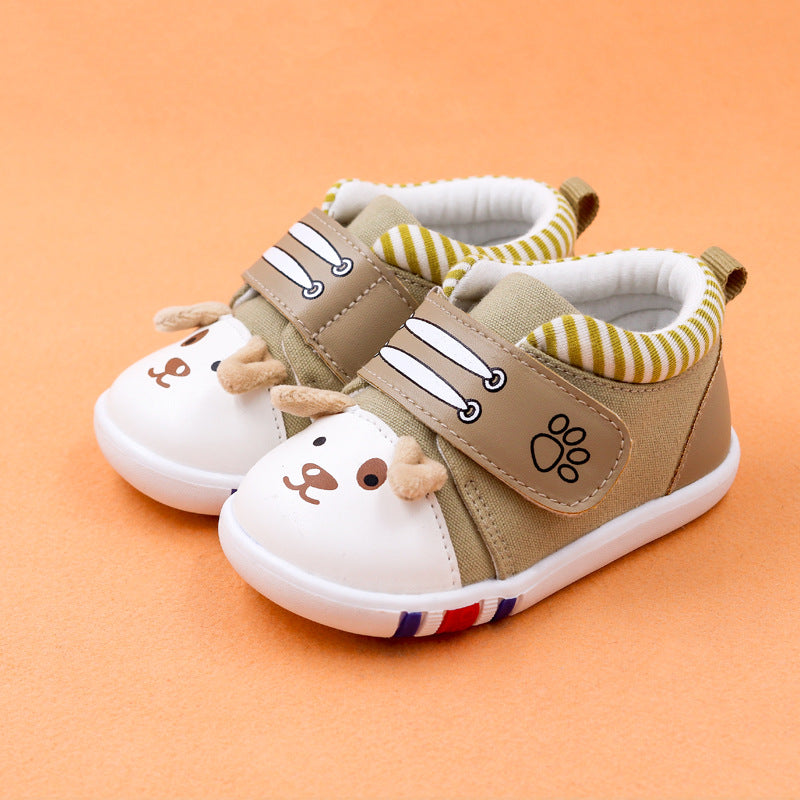 Baby Cartoon Non-Slip Toe Cap Shoes