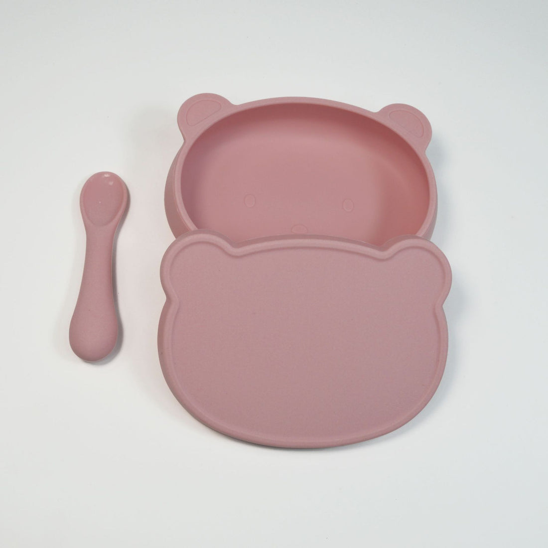Baby Silicone Bear Boilable Anti-Fall Tableware