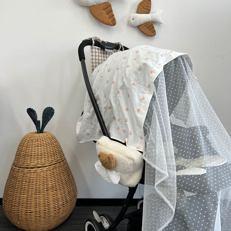Full-Cover Baby Stroller Summer Mosquito Net