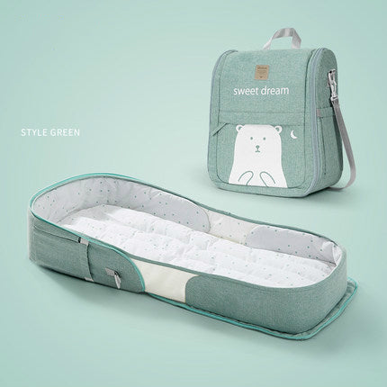 Portable Anti-Pressure Baby Crib Bed