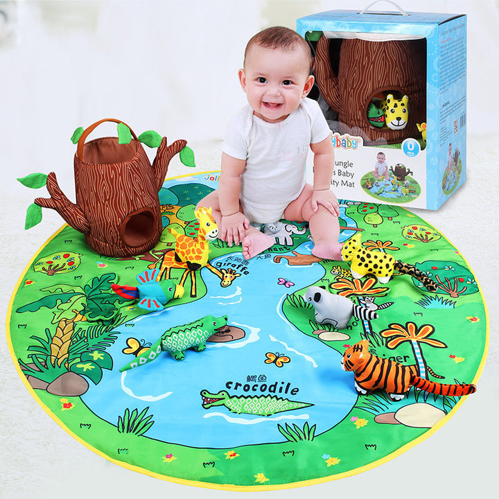 Baby Animal Play Blanket Early Education Toy