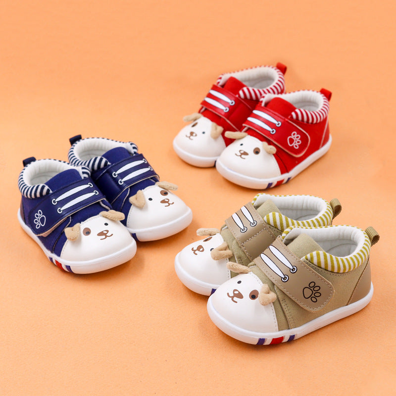 Baby Cartoon Non-Slip Toe Cap Shoes