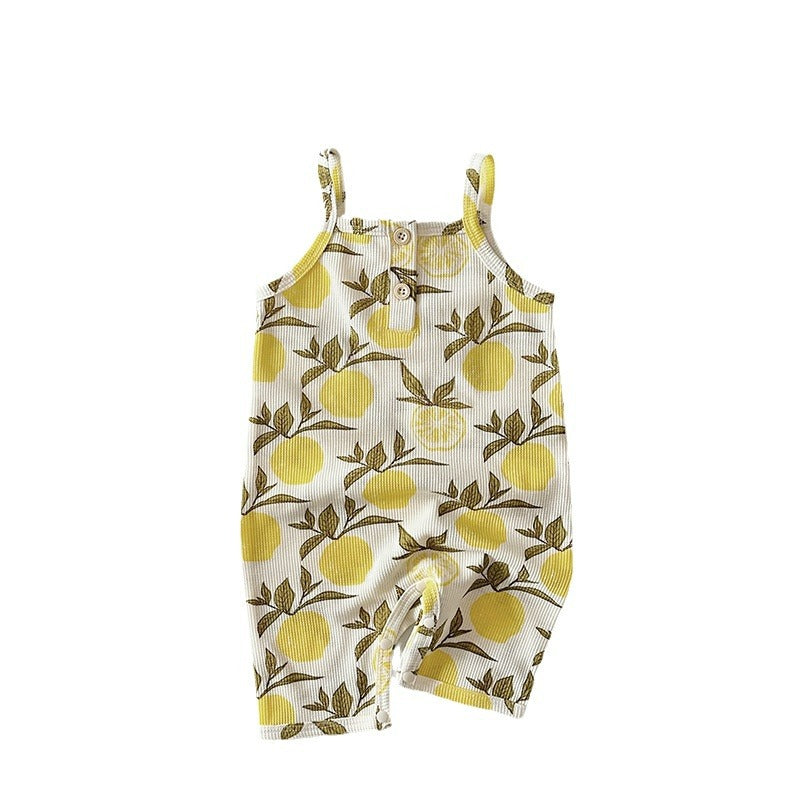 Baby Waffle Jumpsuit Going-Out Outfit