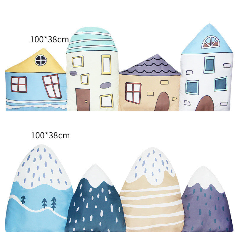 Nordic Style Crib Surround House Mountain Baby Decoration