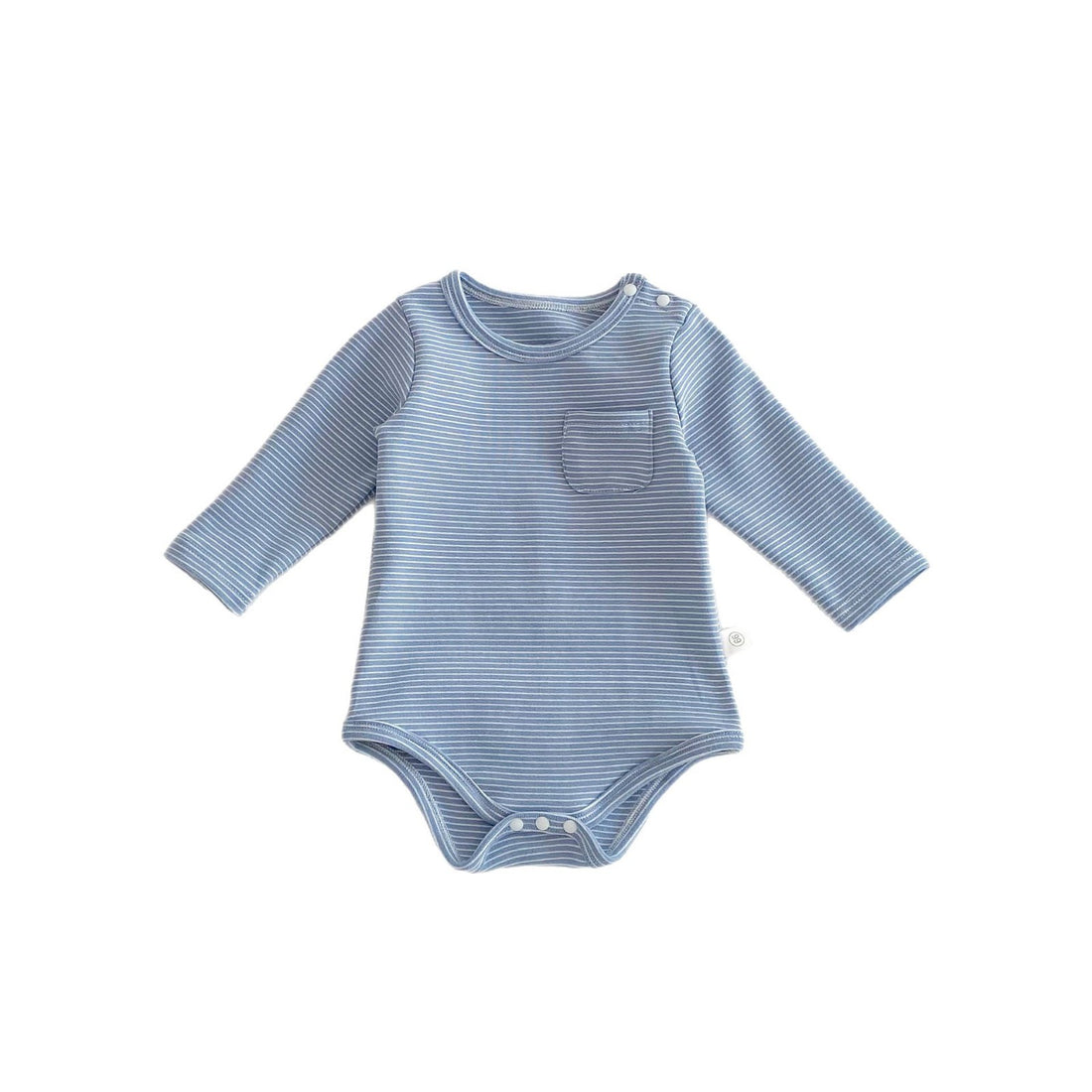 Striped Triangle Baby Long Sleeve Romper (Unisex Jumpsuit)