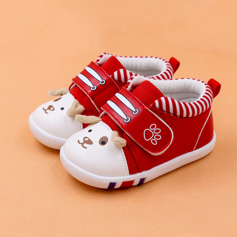 Baby Cartoon Non-Slip Toe Cap Shoes