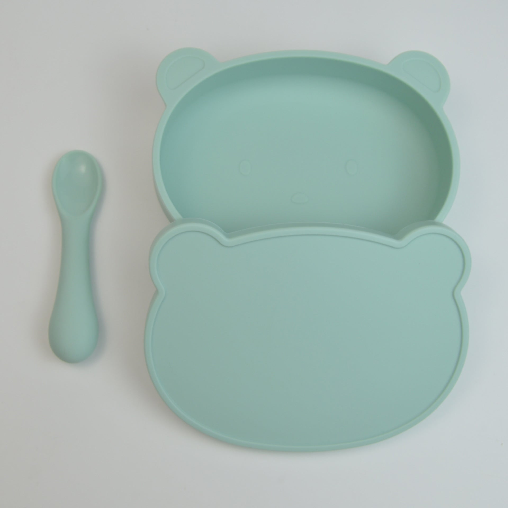 Baby Silicone Bear Boilable Anti-Fall Tableware