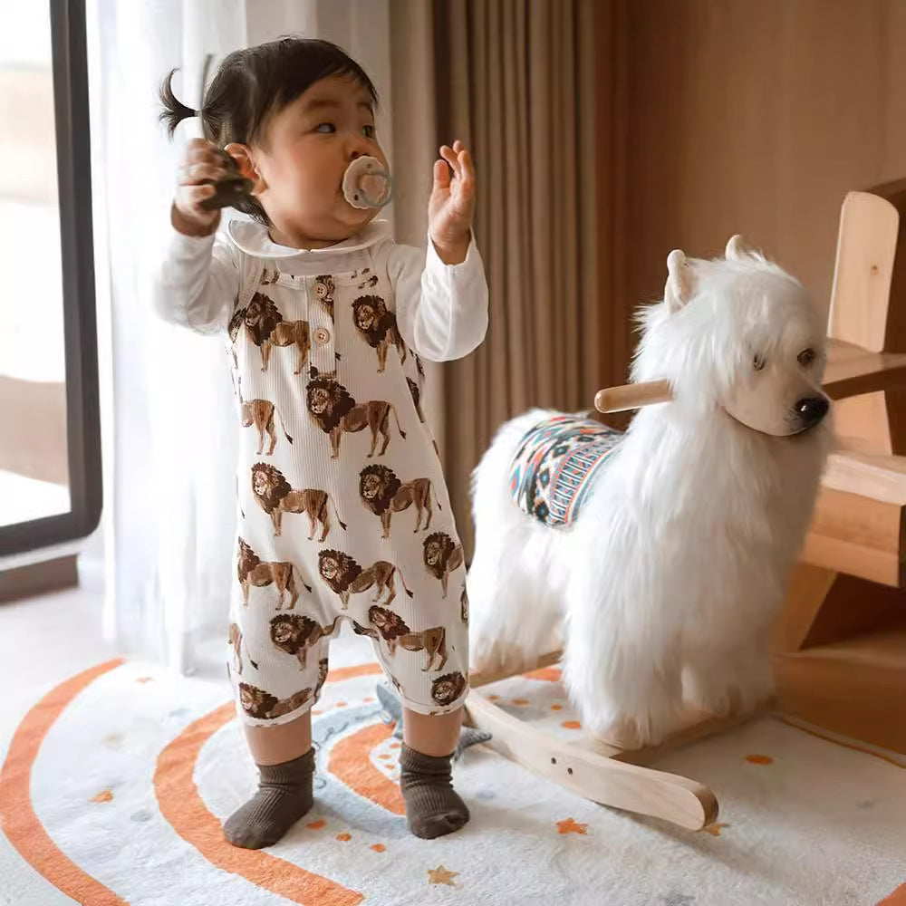 Baby Waffle Jumpsuit Going-Out Outfit