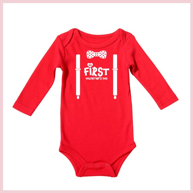 Valentine's Day Newborn Baby Summer Rompers Cotton