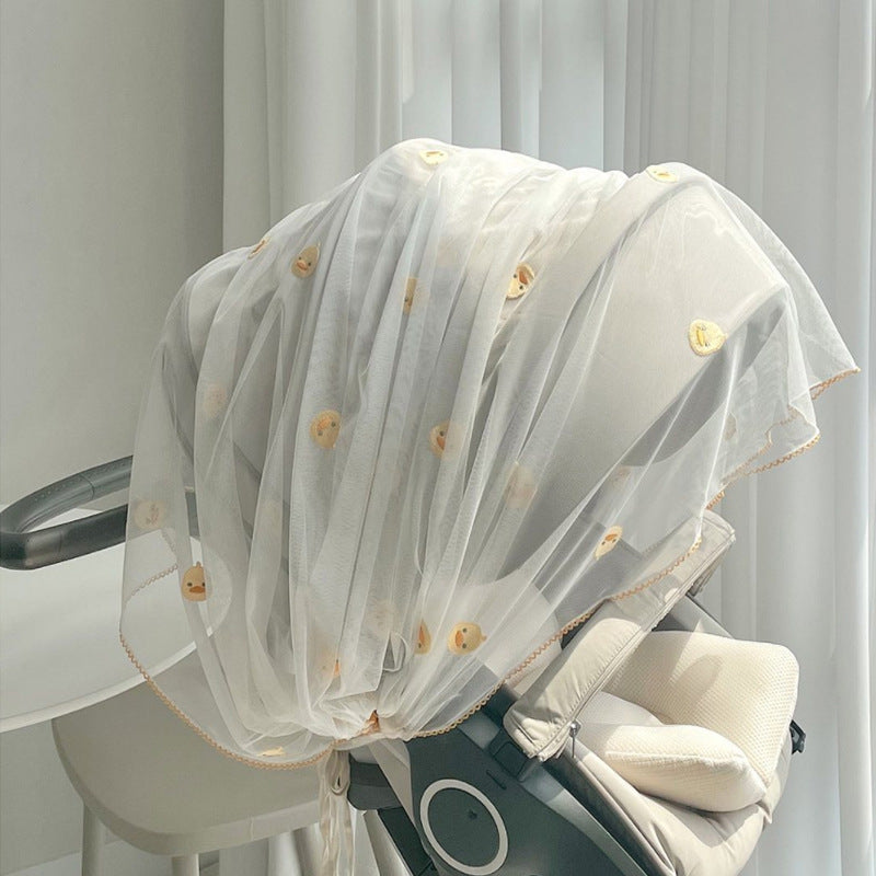 Full-Cover Baby Stroller Summer Mosquito Net