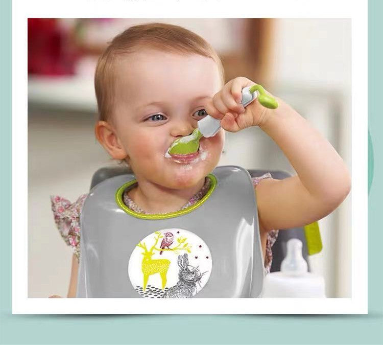 Newborn Baby Food Training Spoon Baby Tableware