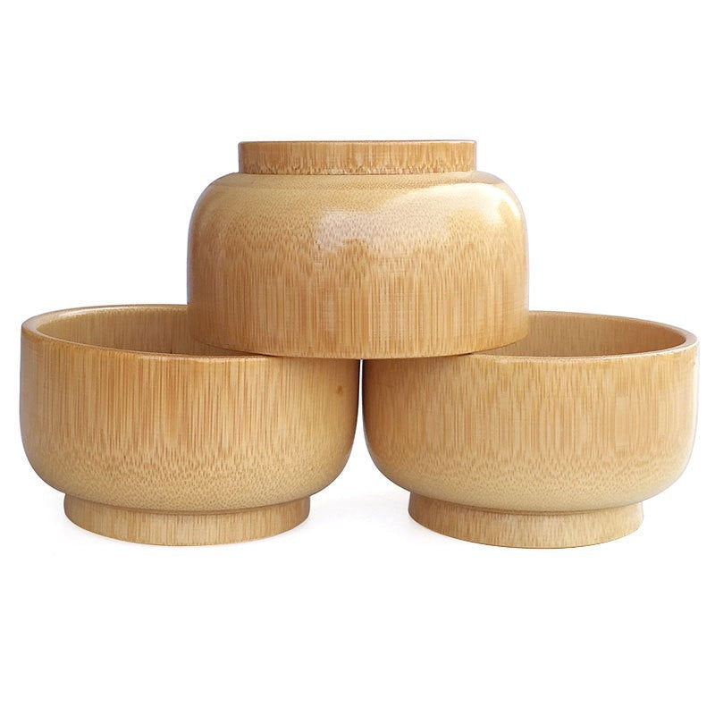 Round Baby Bamboo Bowl Household Tableware