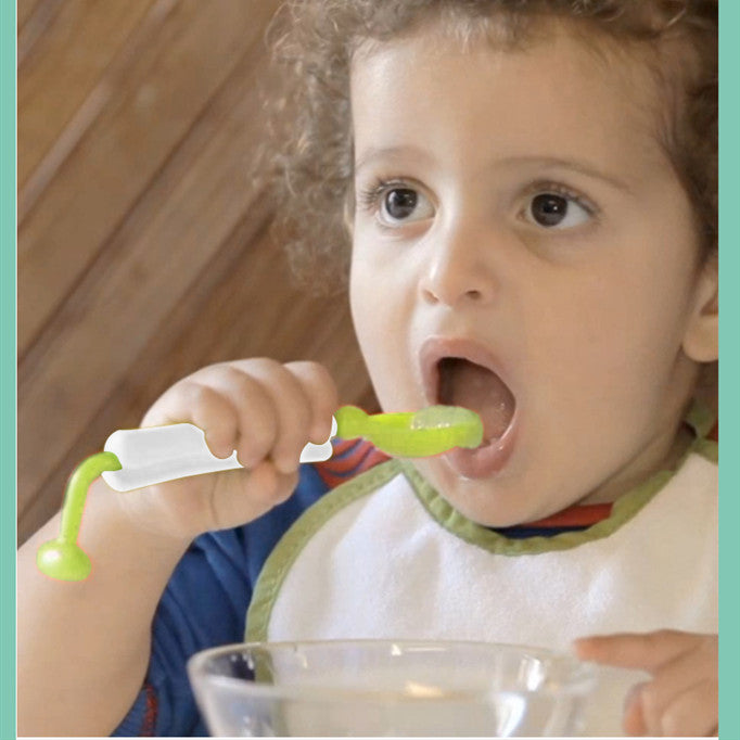 Newborn Baby Food Training Spoon Baby Tableware