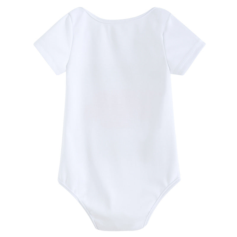 Baby Cute Noodles Short Sleeve Triangle Romper