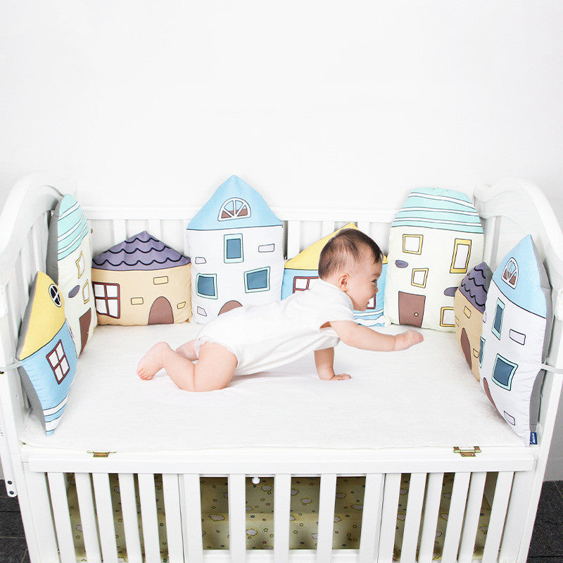 Nordic Style Crib Surround House Mountain Baby Decoration