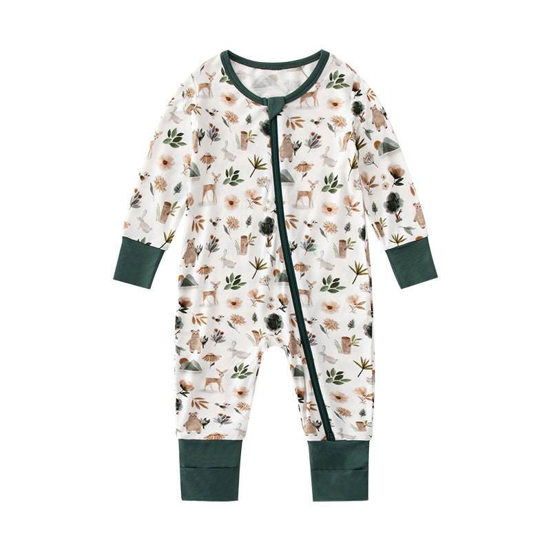 Baby Bamboo Fiber Spring Clothing Set