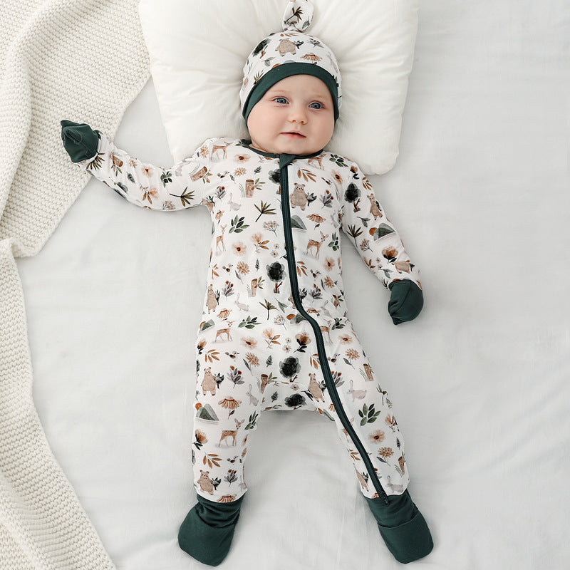 Baby Bamboo Fiber Spring Clothing Set