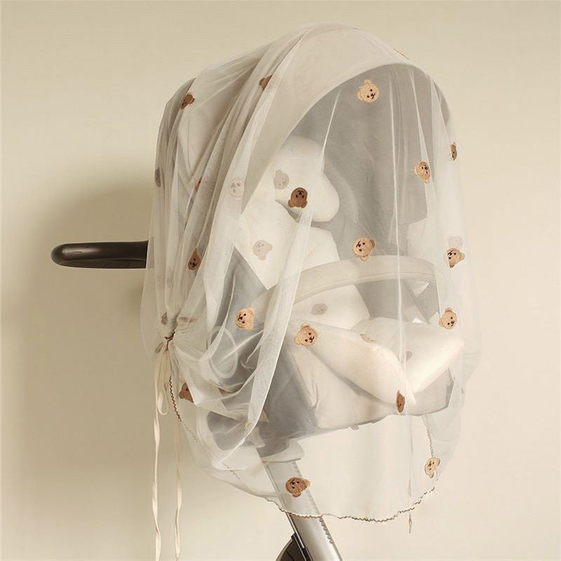 Full-Cover Baby Stroller Summer Mosquito Net