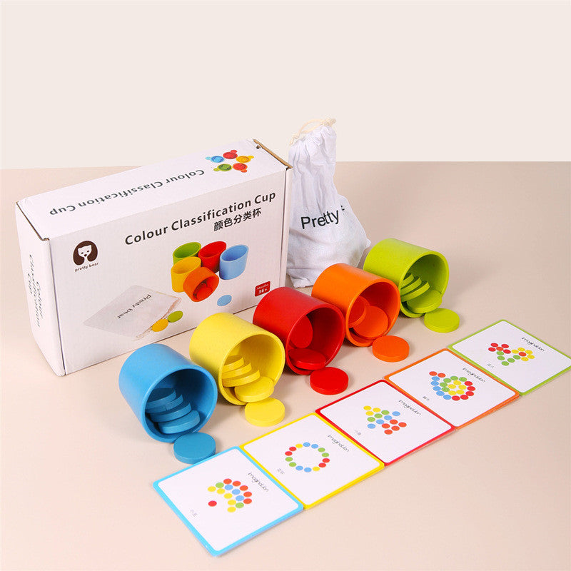 Baby Color Sorting Educational Cup Toy
